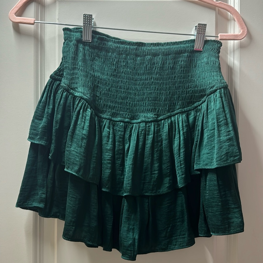 green boutique skort
